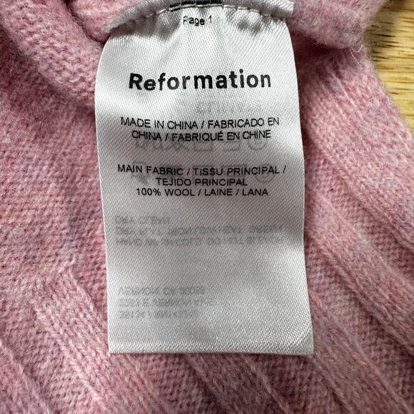 Reformation Pink Sweater - Picture 4 of 7